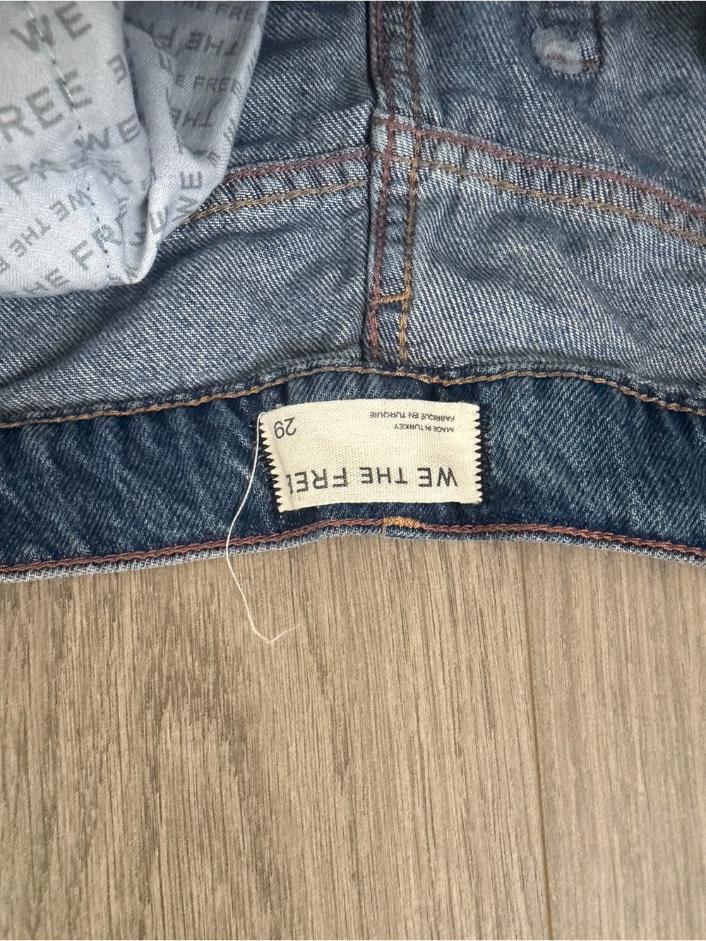Free People We The Free Stride Straight’n Wide Jeans - Picture 7 of 7